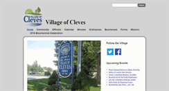 Desktop Screenshot of cleves.org